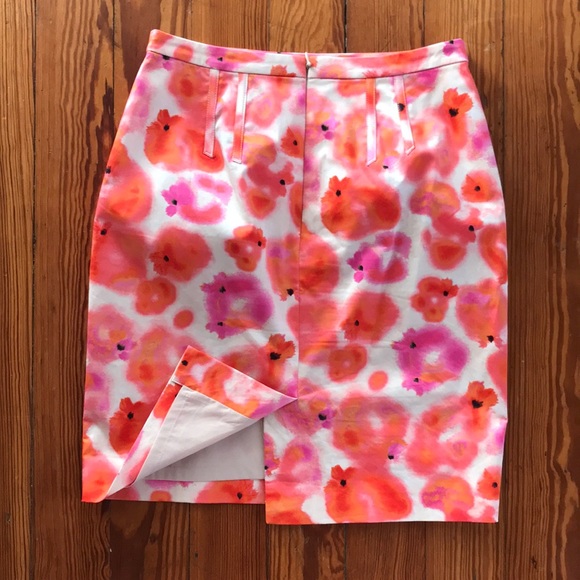 Ann Taylor Watercolor Pencil Skirt - Picture 2 of 4